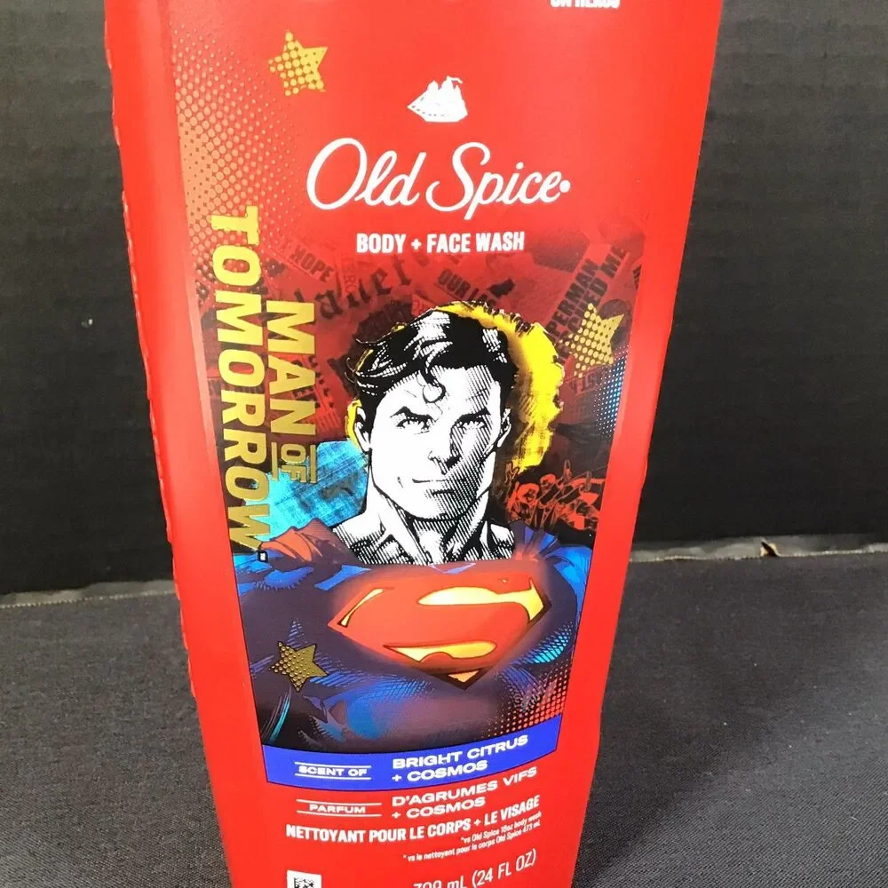 Old Spice Body Wash Limited Edition Superman Man Of Tomorrow Bright Citrus 24oz